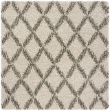 Safavieh Hudson Shag Sgh333A Ivory/Grey Rug - Safavieh - sgh333a - 5sq