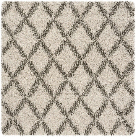 Safavieh Hudson Shag Sgh333A Ivory/Grey Rug - Safavieh - sgh333a - 5sq