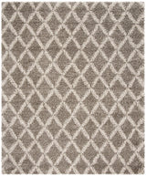Safavieh Hudson Shag Sgh333B Grey / Ivory Rugs - Safavieh - sgh333b - 5r