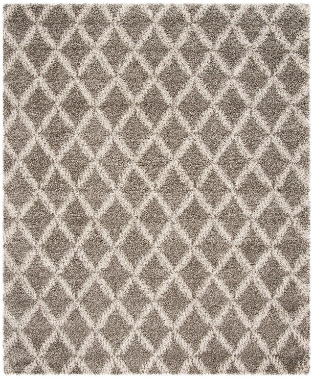 Safavieh Hudson Shag Sgh333B Grey / Ivory Rugs - Safavieh - sgh333b - 5r