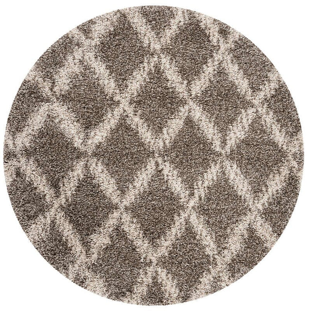 Safavieh Hudson Shag Sgh333B Grey / Ivory Rugs - Safavieh - sgh333b - 5r