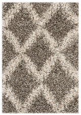 Safavieh Hudson Shag Sgh333B Grey / Ivory Rugs - Safavieh - sgh333b - 5r