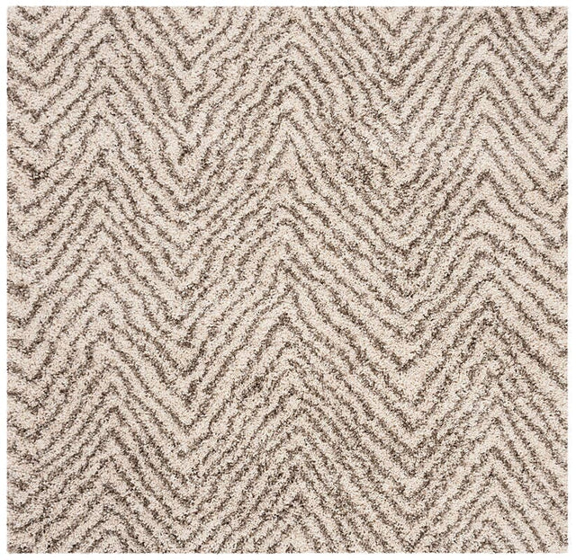Safavieh Hudson Shag Sgh375A Ivory/Grey Rug - Safavieh - sgh375a - 3sq