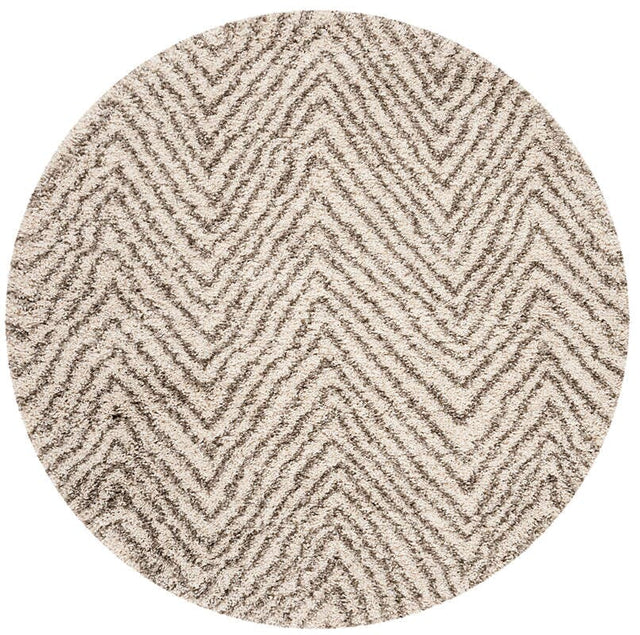 Safavieh Hudson Shag Sgh375A Ivory/Grey Rug - Safavieh - sgh375a - 5r