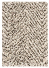Safavieh Hudson Shag Sgh375A Ivory/Grey Rug - Safavieh - sgh375a - 5r
