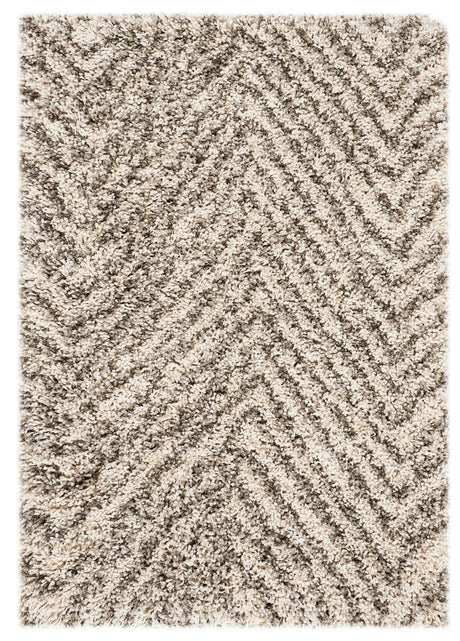 Safavieh Hudson Shag Sgh375A Ivory/Grey Rug - Safavieh - sgh375a - 5r
