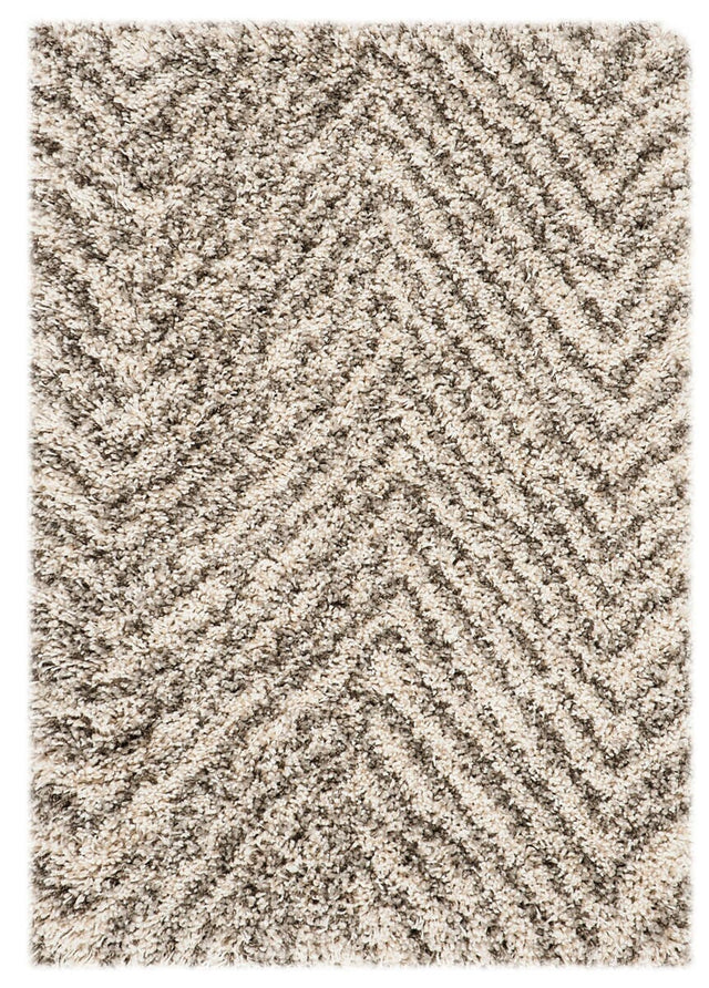 Safavieh Hudson Shag Sgh375A Ivory/Grey Rug - Safavieh - sgh375a - 5r