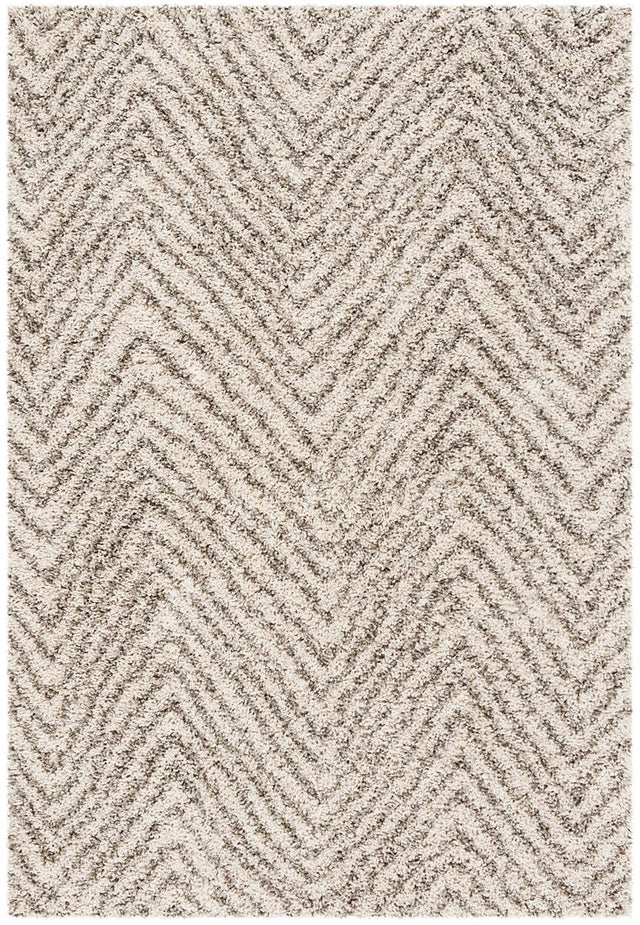 Safavieh Hudson Shag Sgh375A Ivory/Grey Rug - Safavieh - sgh375a - 5r