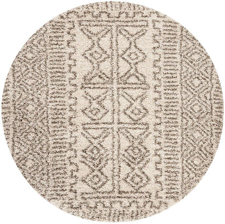 Safavieh Hudson Shag Sgh376A Ivory / Grey Rugs - Safavieh - sgh376a - 5r