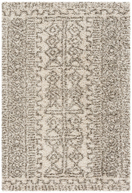 Safavieh Hudson Shag Sgh376A Ivory / Grey Rugs - Safavieh - sgh376a - 5r