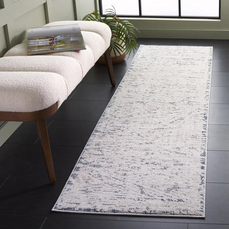 Safavieh Hunter 100 2'-2" x 8'-0" Rug in Ivory / Dark Grey