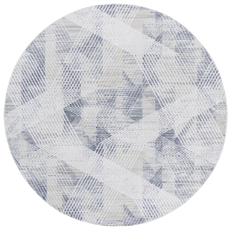 Safavieh Hunter 100 6'-7" x 6'-7" Rug in Dark Grey / Sage / Ivory