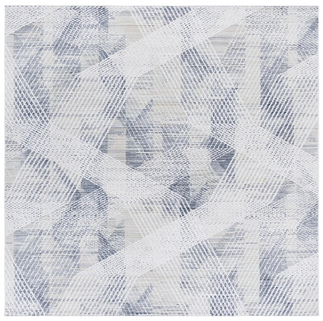 Safavieh Hunter 100 6'-7" x 6'-7" Rug in Dark Grey / Sage / Ivory