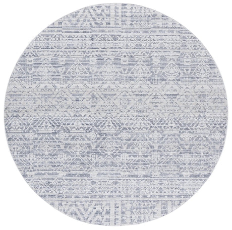 Safavieh Hunter 100 6'-7" x 6'-7" Rug in Ivory Grey / Dark Grey / Beige