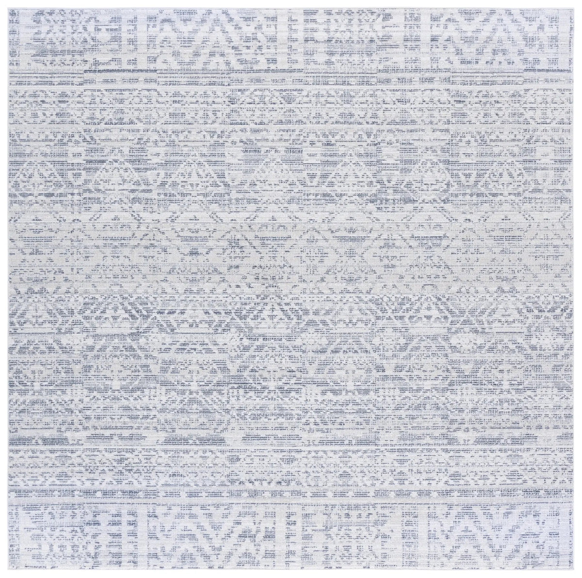 Safavieh Hunter 100 6'-7" x 6'-7" Rug in Ivory Grey / Dark Grey / Beige