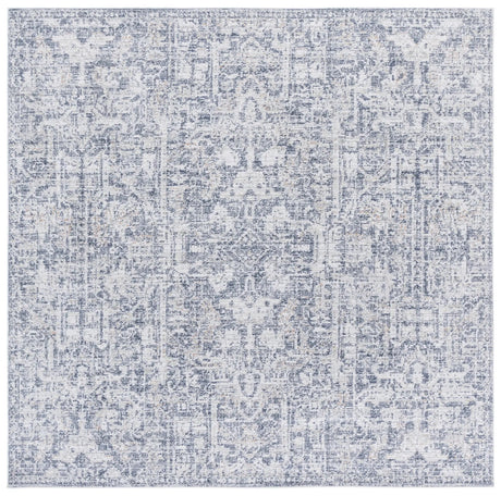 Safavieh Hunter 100 6'-7" x 6'-7" Rug in Ivory / Dark Grey / Sage