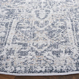 Safavieh Hunter 100 6'-7" x 6'-7" Rug in Ivory / Dark Grey / Sage