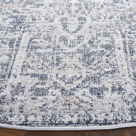 Safavieh Hunter 100 6'-7" x 6'-7" Rug in Ivory / Dark Grey / Sage
