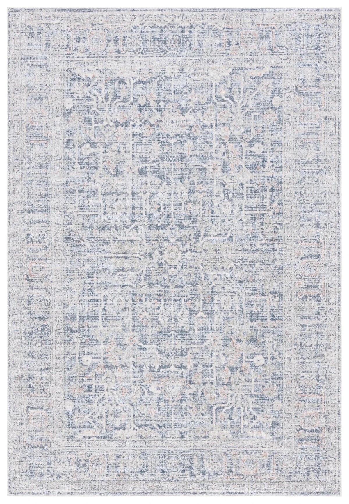 Safavieh Hunter 100 4'-0" x 6'-0" Rug in Ivory / Dark Grey / Sage