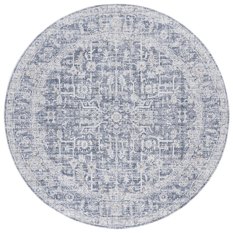Safavieh Hunter 100 6'-7" x 6'-7" Rug in Ivory / Dark Grey / Sage