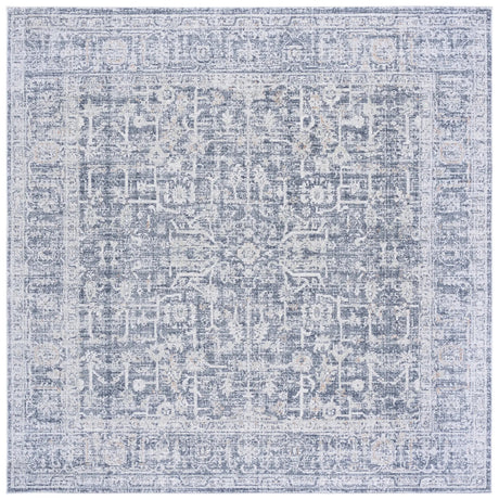 Safavieh Hunter 100 6'-7" x 6'-7" Rug in Ivory / Dark Grey / Sage