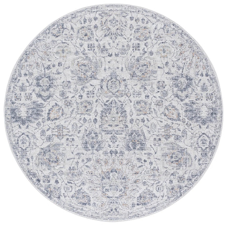 Safavieh Hunter 100 6'-7" x 6'-7" Rug in Ivory / Dark Grey / Sage