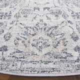 Safavieh Hunter 100 6'-7" x 6'-7" Rug in Ivory / Dark Grey / Sage