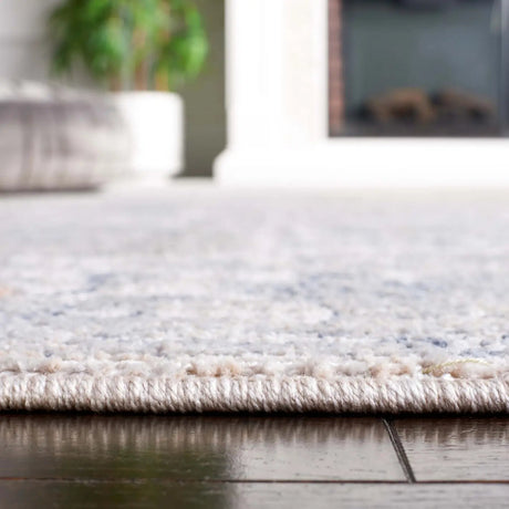Safavieh Hunter 100 4'-0" x 6'-0" Rug in Ivory / Dark Grey / Sage