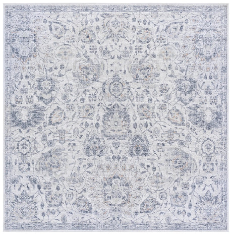 Safavieh Hunter 100 6'-7" x 6'-7" Rug in Ivory / Dark Grey / Sage