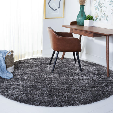 Safavieh Iceland Shag Isg511H Dark Grey/Ivory Rug - Safavieh - isg511h - 7r