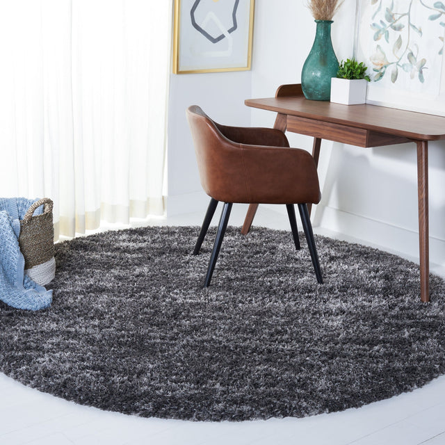Safavieh Iceland Shag Isg511H Dark Grey/Ivory Rug - Safavieh - isg511h - 7r