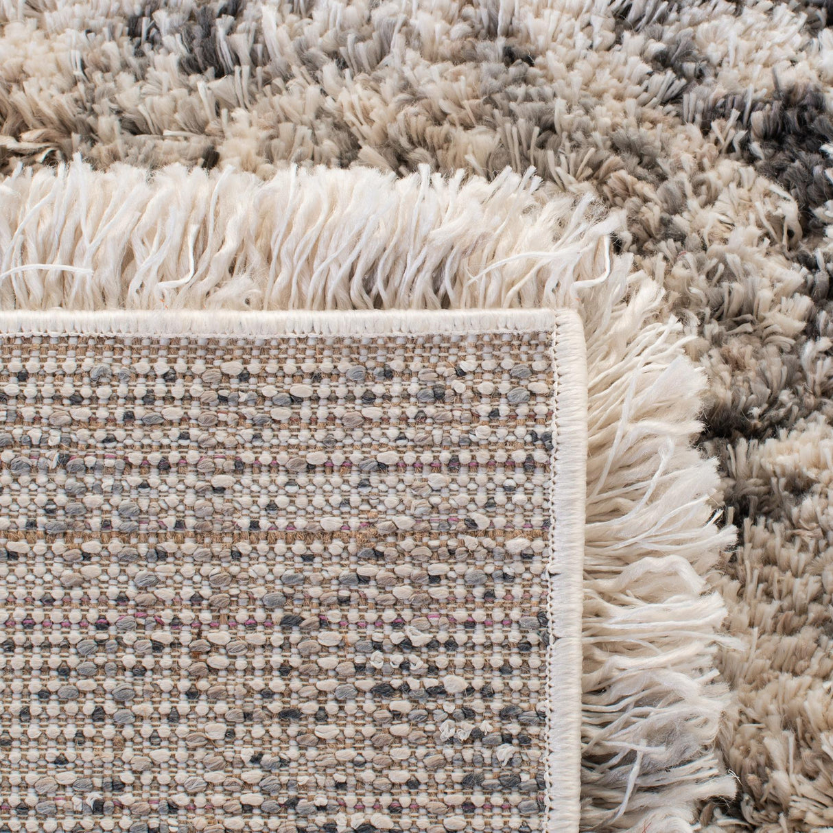 Safavieh Iceland Shag Isg514A Cream/Grey Rug - Safavieh - isg514a - 7r
