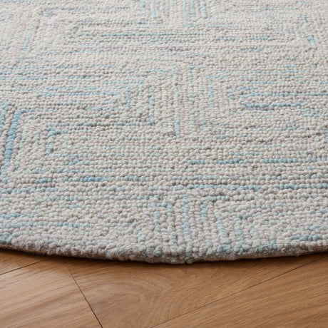Safavieh Ikat Ikt101K Teal/Grey Rug - Safavieh - ikt101k - 3