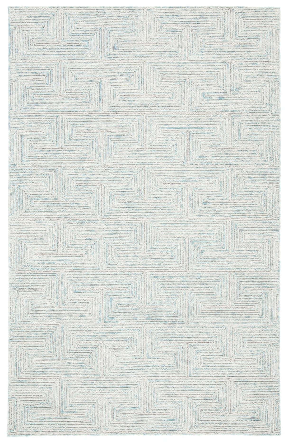 Safavieh Ikat Ikt101K Teal/Grey Rug - Safavieh - ikt101k - 3