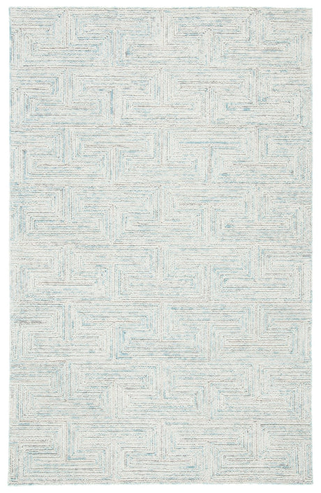 Safavieh Ikat Ikt101K Teal/Grey Rug - Safavieh - ikt101k - 3