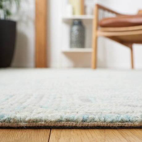 Safavieh Ikat Ikt101K Teal/Grey Rug - Safavieh - ikt101k - 6r