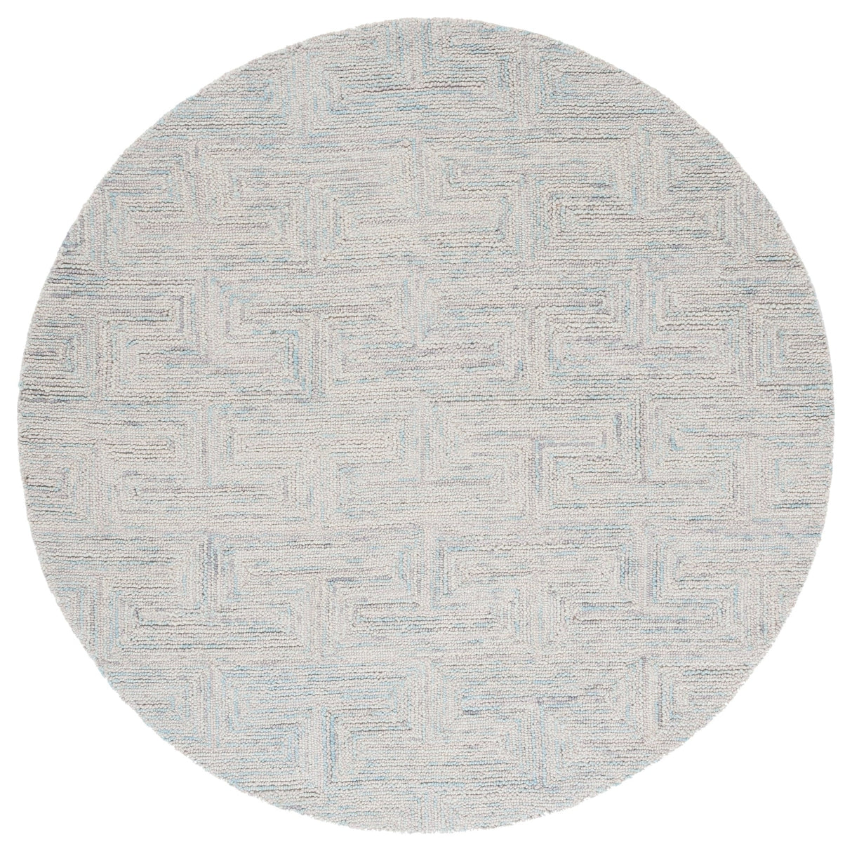 Safavieh Ikat Ikt101K Teal/Grey Rug - Safavieh - ikt101k - 6r