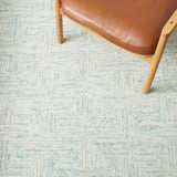 Safavieh Ikat Ikt101K Teal/Grey Rug - Safavieh - ikt101k - 6r