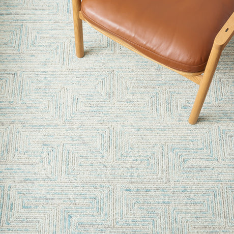 Safavieh Ikat Ikt101K Teal/Grey Rug - Safavieh - ikt101k - 6r