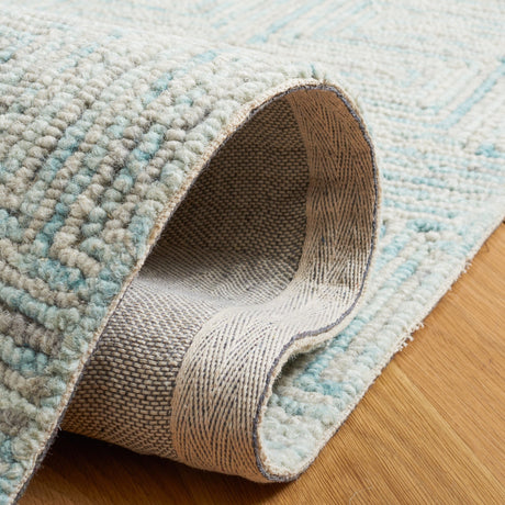 Safavieh Ikat Ikt101K Teal/Grey Rug - Safavieh - ikt101k - 6r