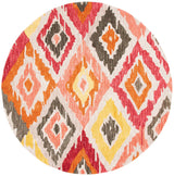 Safavieh Ikat Ikt337B Beige/Pink Rugs - Safavieh - ikt337b - 6r