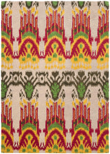 Safavieh Ikat Ikt464A Beige / Yellow Rugs - Safavieh - ikt464a - 2