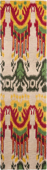 Safavieh Ikat Ikt464A Beige / Yellow Rugs - Safavieh - ikt464a - 28