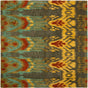 Safavieh Ikat Ikt464B Olive / Gold Rugs - Safavieh - ikt464b - 6sq