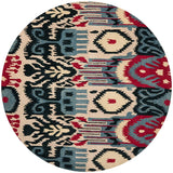 Safavieh Ikat Ikt466A Beige / Blue Rugs - Safavieh - ikt466a - 6r