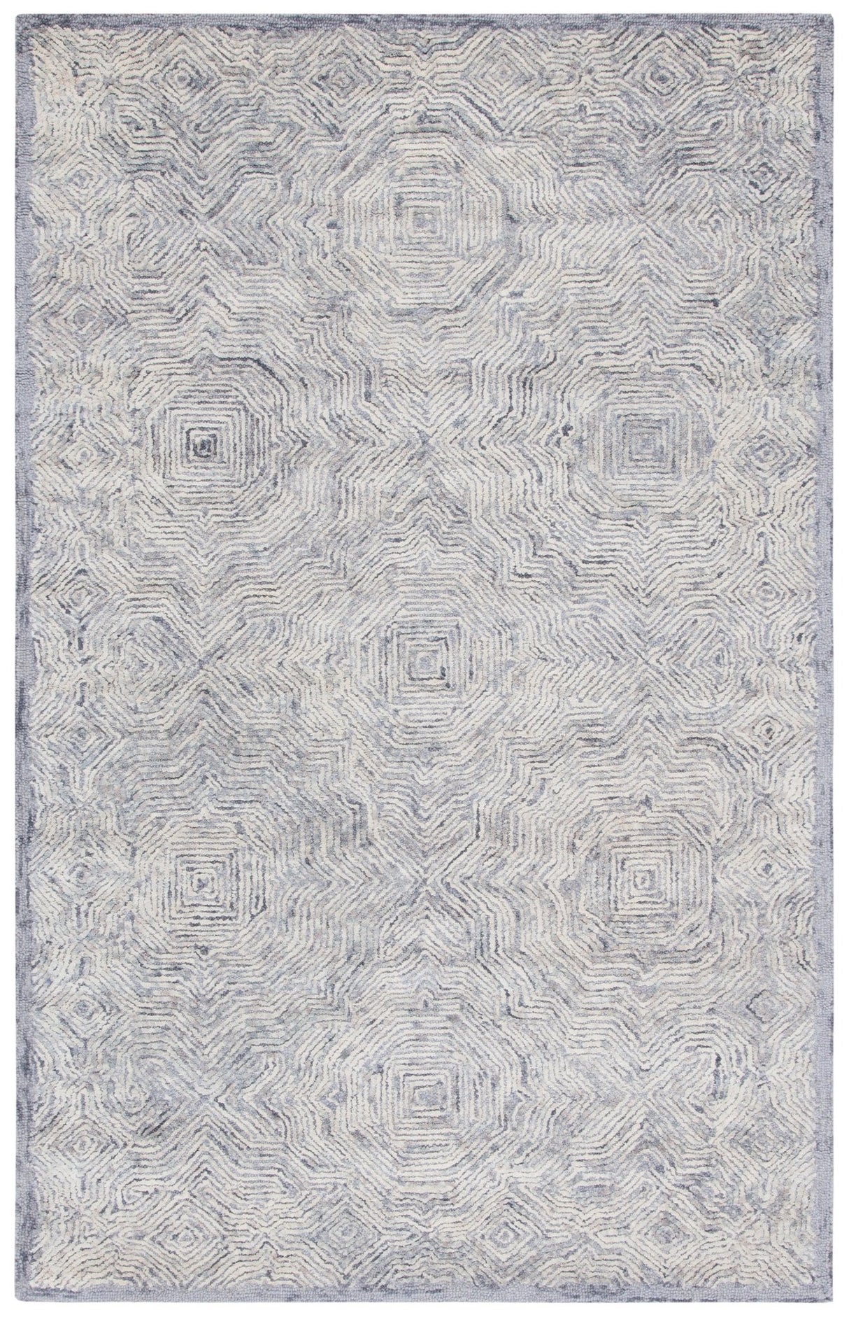 Safavieh Ikat Ikt506G Silver Rugs - Safavieh - ikt506g - 3