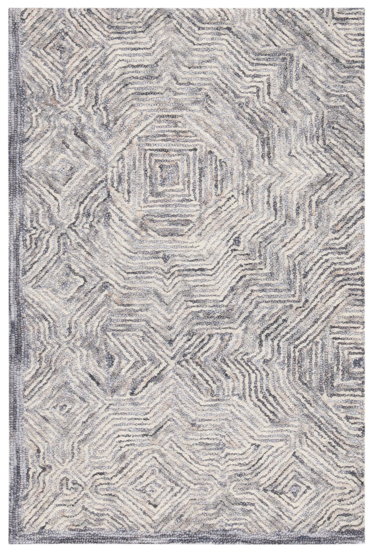 Safavieh Ikat Ikt506G Silver Rugs - Safavieh - ikt506g - 6r