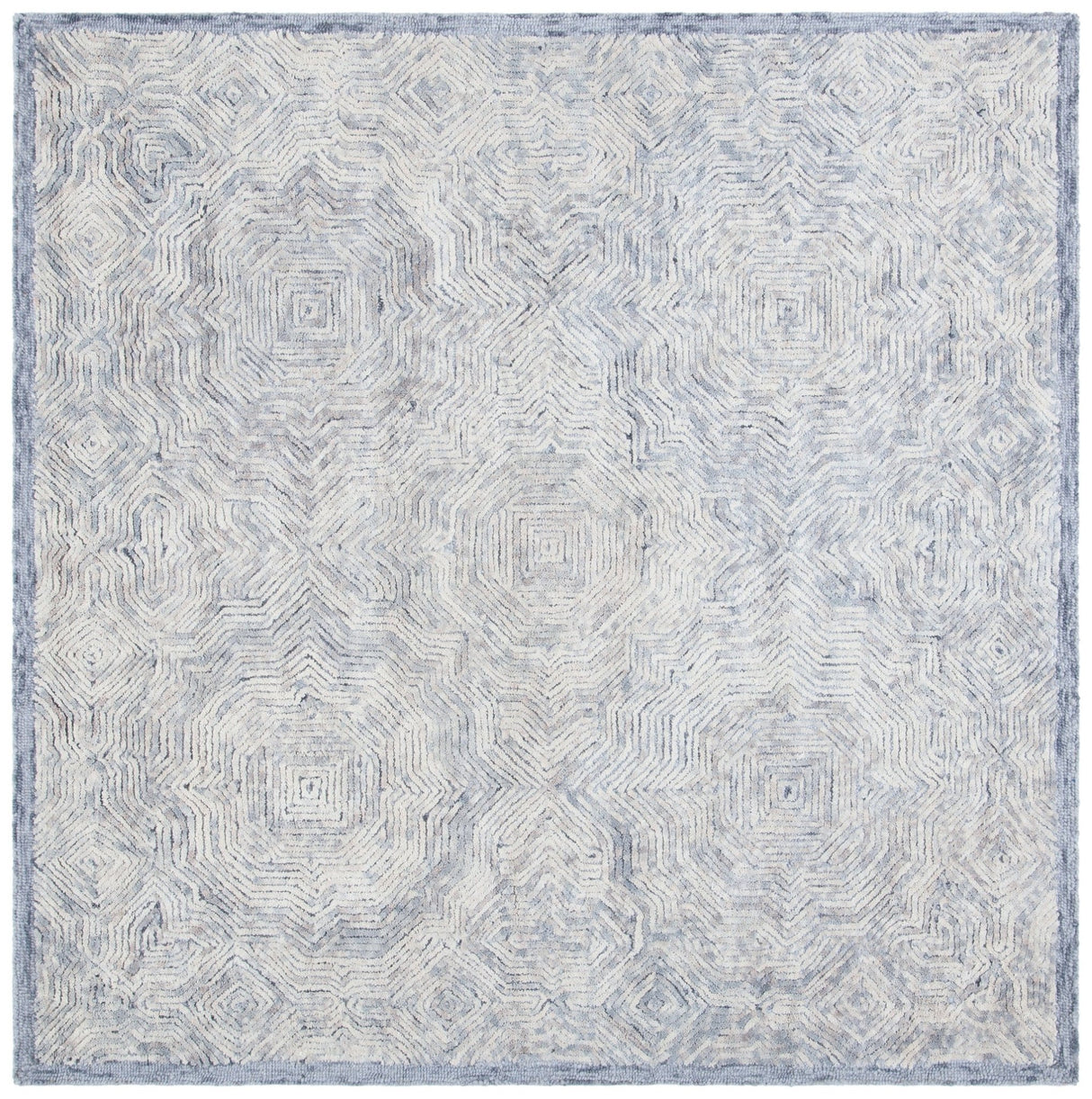 Safavieh Ikat Ikt506G Silver Rugs - Safavieh - ikt506g - 6sq