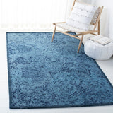 Safavieh Ikat Ikt506N Dark Blue Rugs - Safavieh - ikt506n - 3