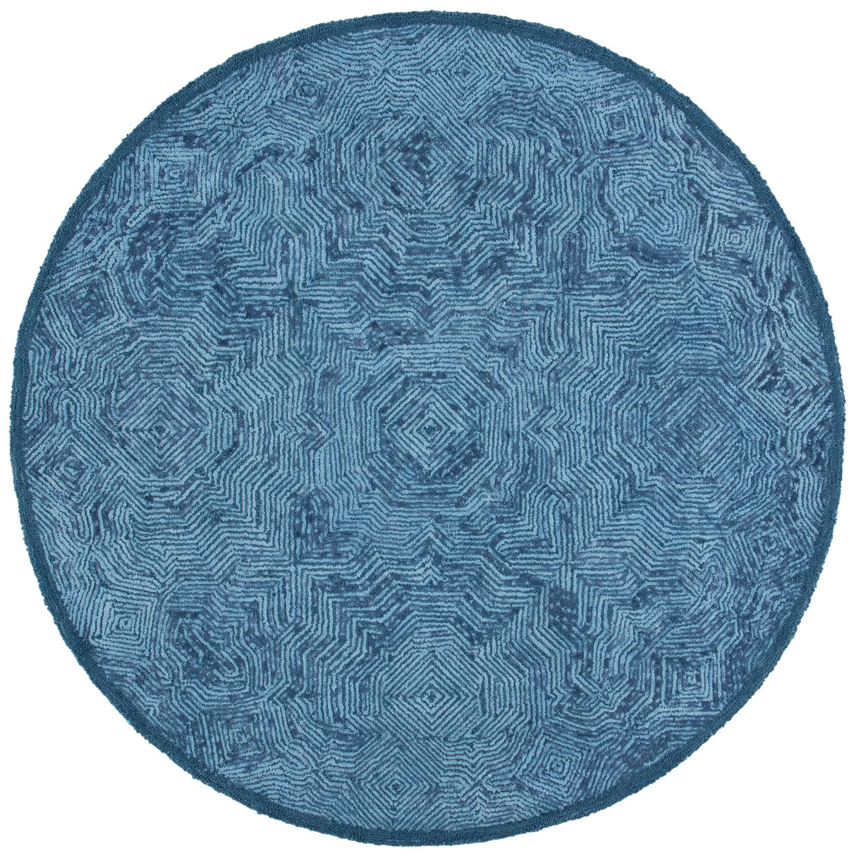 Safavieh Ikat Ikt506N Dark Blue Rugs - Safavieh - ikt506n - 6r